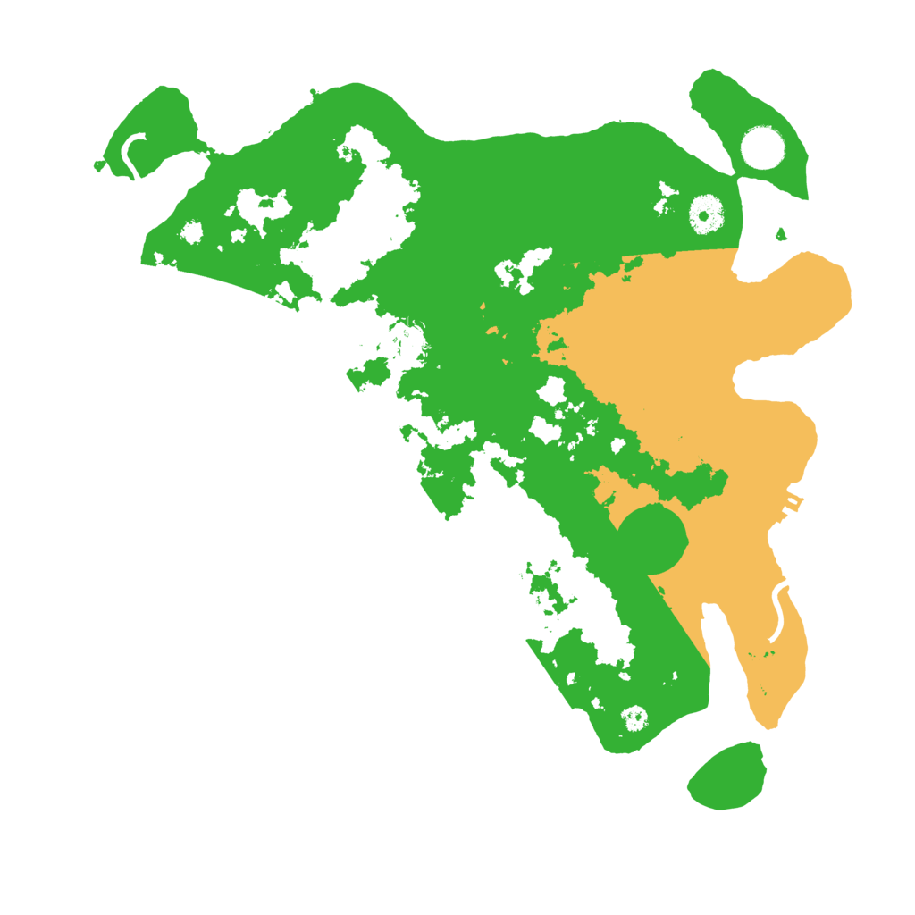 Biome Rust Map: Procedural Map, Size: 3700, Seed: 1602