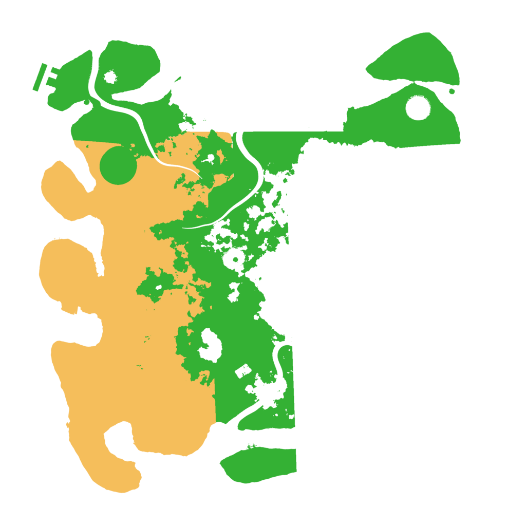 Biome Rust Map: Procedural Map, Size: 3750, Seed: 57094