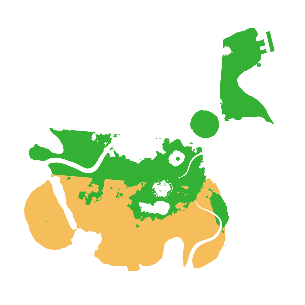 Biome Rust Map: Procedural Map, Size: 3000, Seed: 1673964287