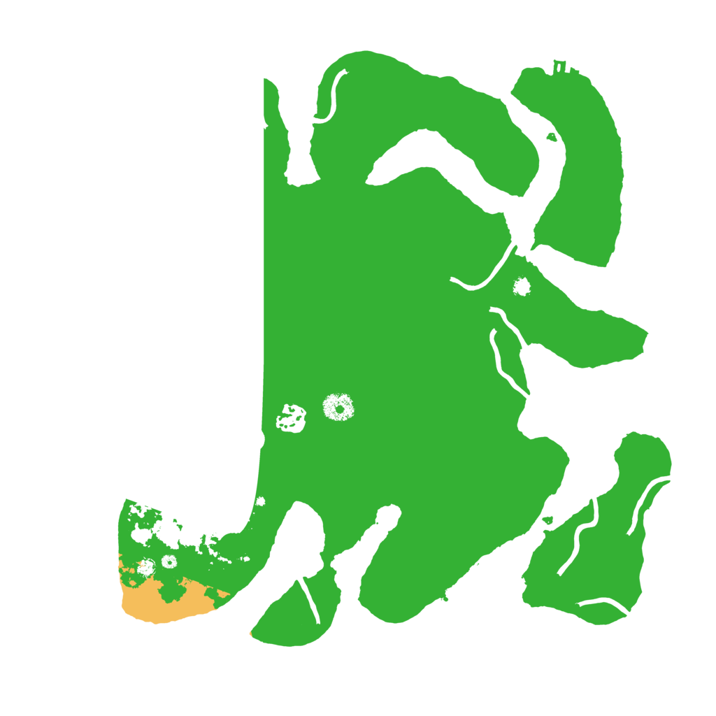 Biome Rust Map: Procedural Map, Size: 3600, Seed: 1027257201