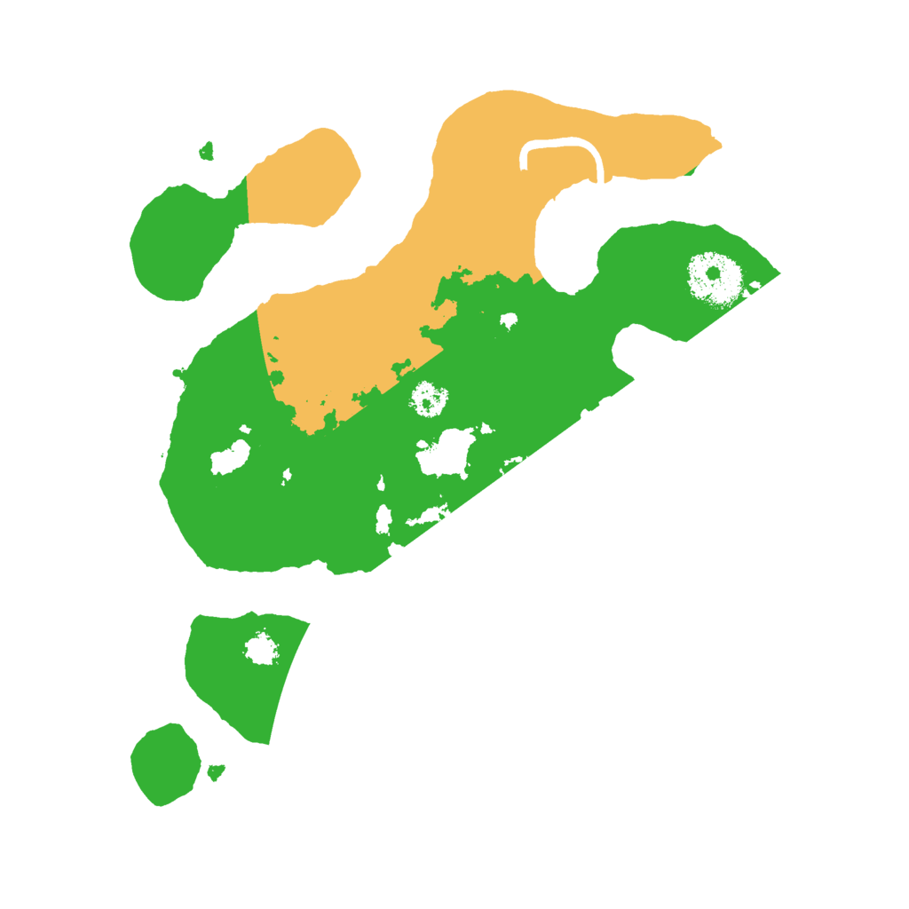 Biome Rust Map: Procedural Map, Size: 2600, Seed: 743765