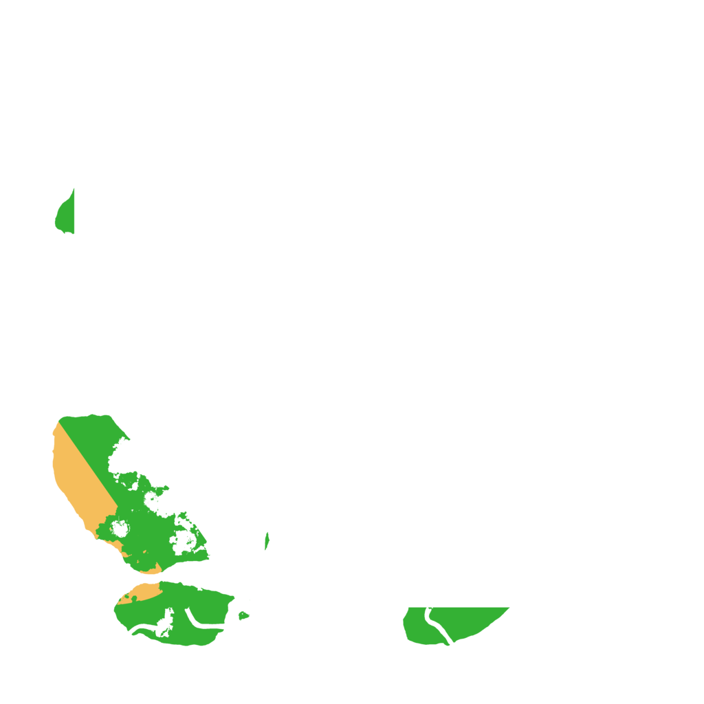 Biome Rust Map: Procedural Map, Size: 3600, Seed: 1600945538