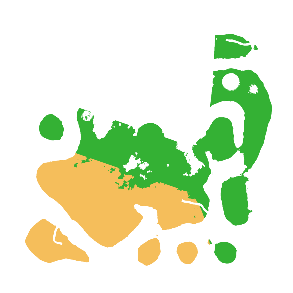 Biome Rust Map: Procedural Map, Size: 3000, Seed: 383482