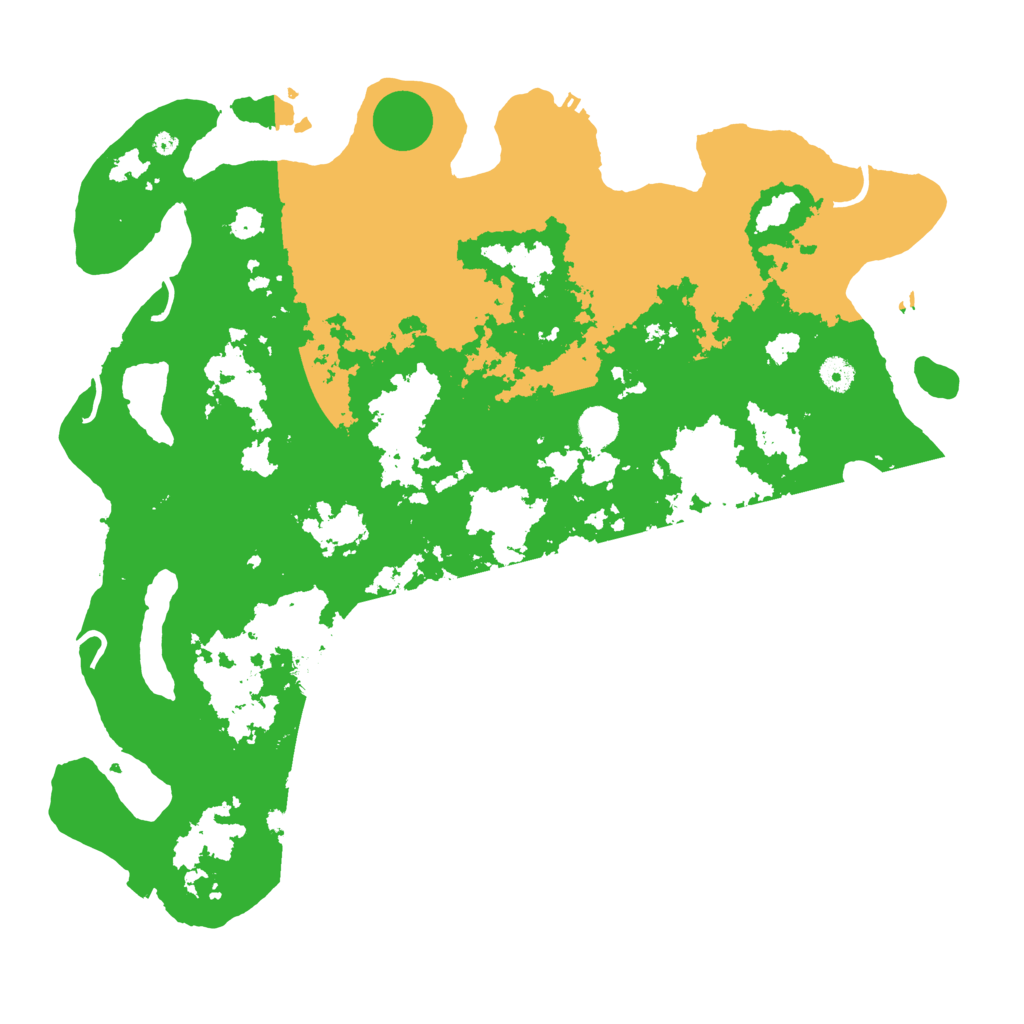 Biome Rust Map: Procedural Map, Size: 4500, Seed: 150655