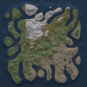 Thumbnail Rust Map: Procedural Map, Size: 4550, Seed: 50988002, 19 Monuments