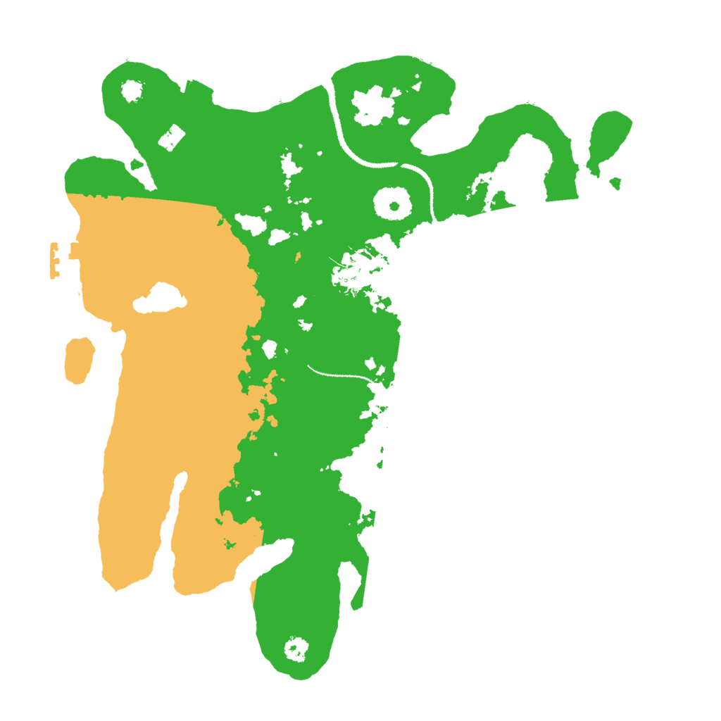 Biome Rust Map: Procedural Map, Size: 3000, Seed: 518567