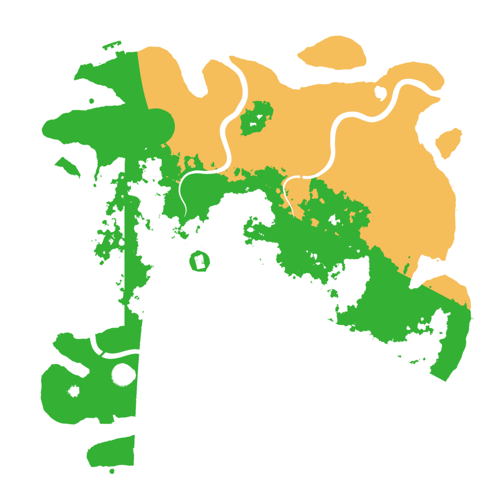 Biome Rust Map: Procedural Map, Size: 3950, Seed: 35186305