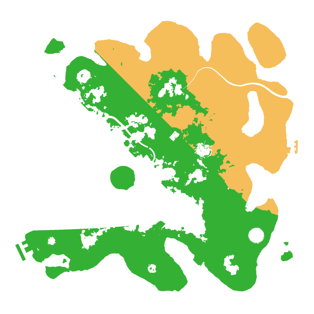 Biome Rust Map: Procedural Map, Size: 3600, Seed: 1737323