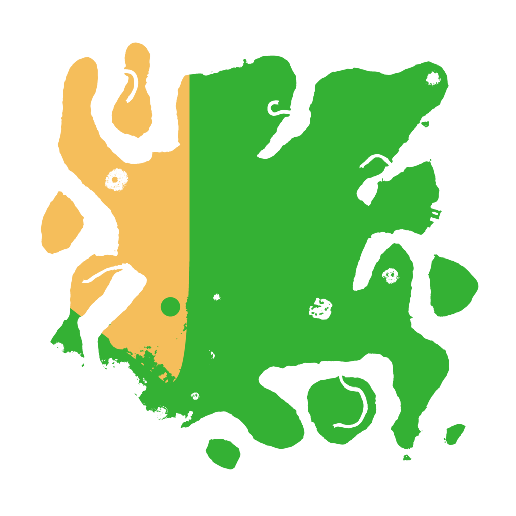 Biome Rust Map: Procedural Map, Size: 3500, Seed: 435345