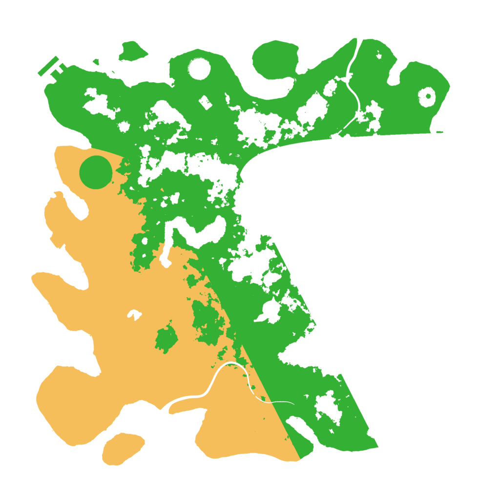 Biome Rust Map: Procedural Map, Size: 4000, Seed: 886661160