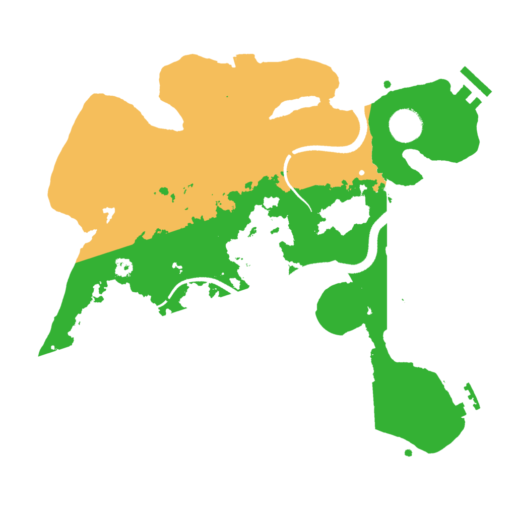 Biome Rust Map: Procedural Map, Size: 2800, Seed: 203010