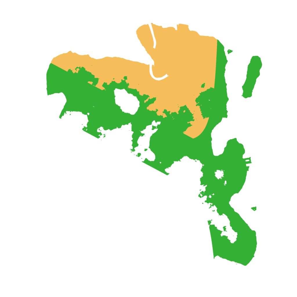 Biome Rust Map: Procedural Map, Size: 3000, Seed: 24967998