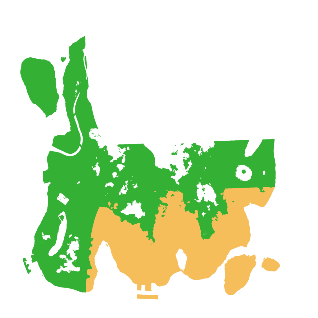 Biome Rust Map: Procedural Map, Size: 3000, Seed: 42149213