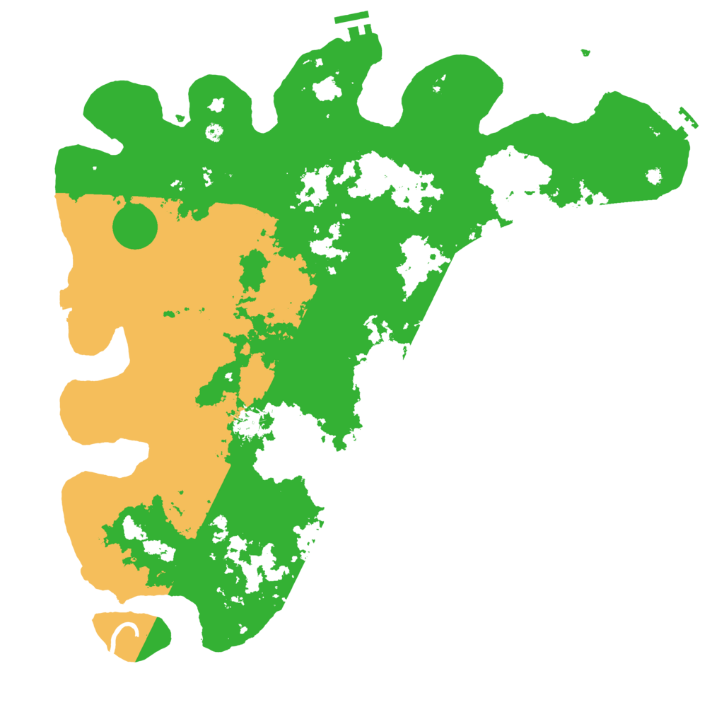 Biome Rust Map: Procedural Map, Size: 4250, Seed: 31221