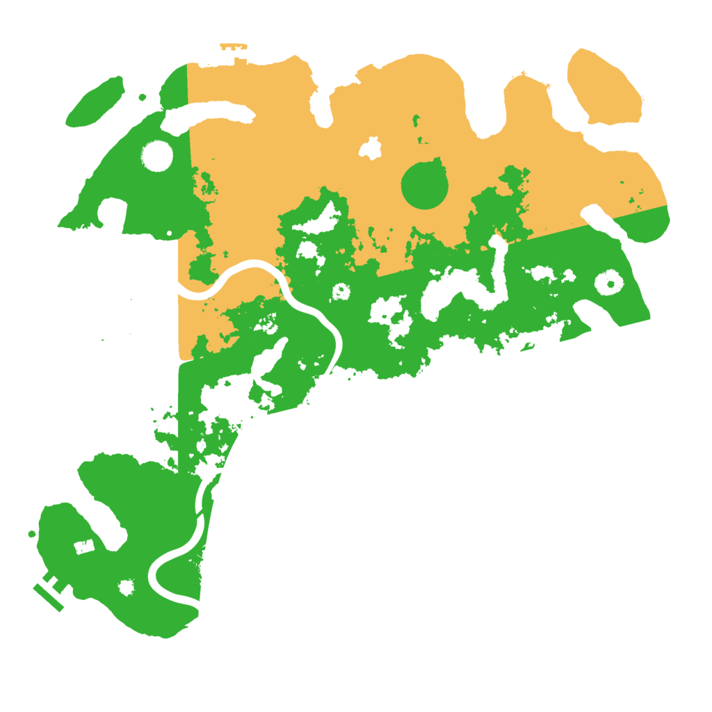 Biome Rust Map: Procedural Map, Size: 4000, Seed: 150655