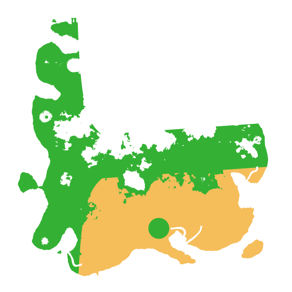 Biome Rust Map: Procedural Map, Size: 3700, Seed: 2043034754