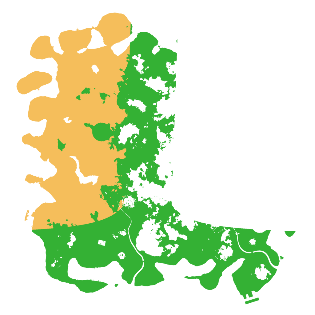 Biome Rust Map: Procedural Map, Size: 4500, Seed: 1732545311