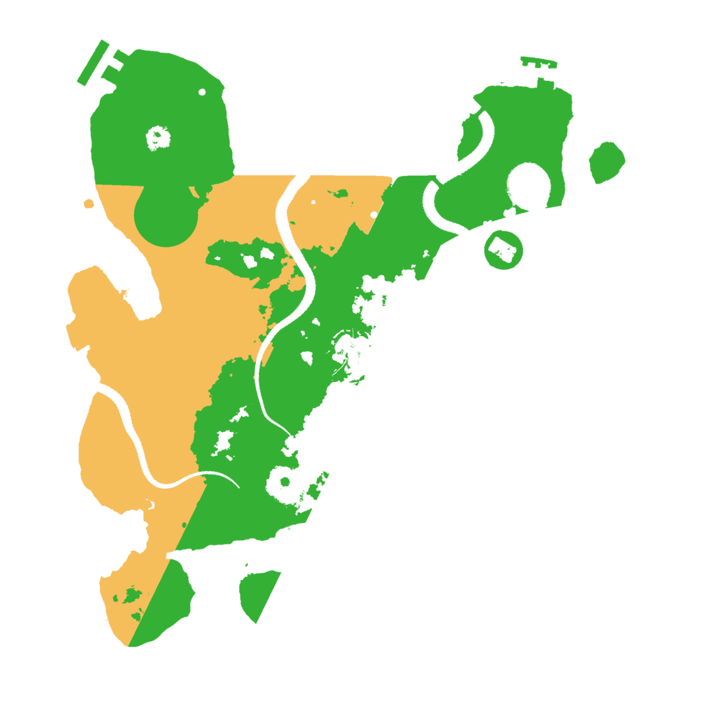 Biome Rust Map: Procedural Map, Size: 2900, Seed: 10