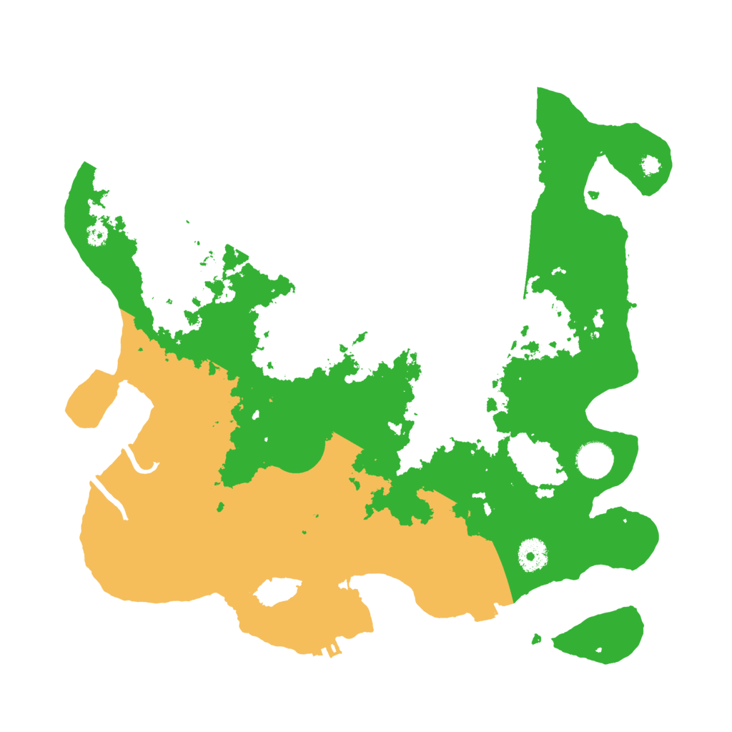 Biome Rust Map: Procedural Map, Size: 3500, Seed: 1677760775