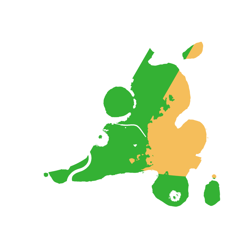 Biome Rust Map: Procedural Map, Size: 2200, Seed: 547844