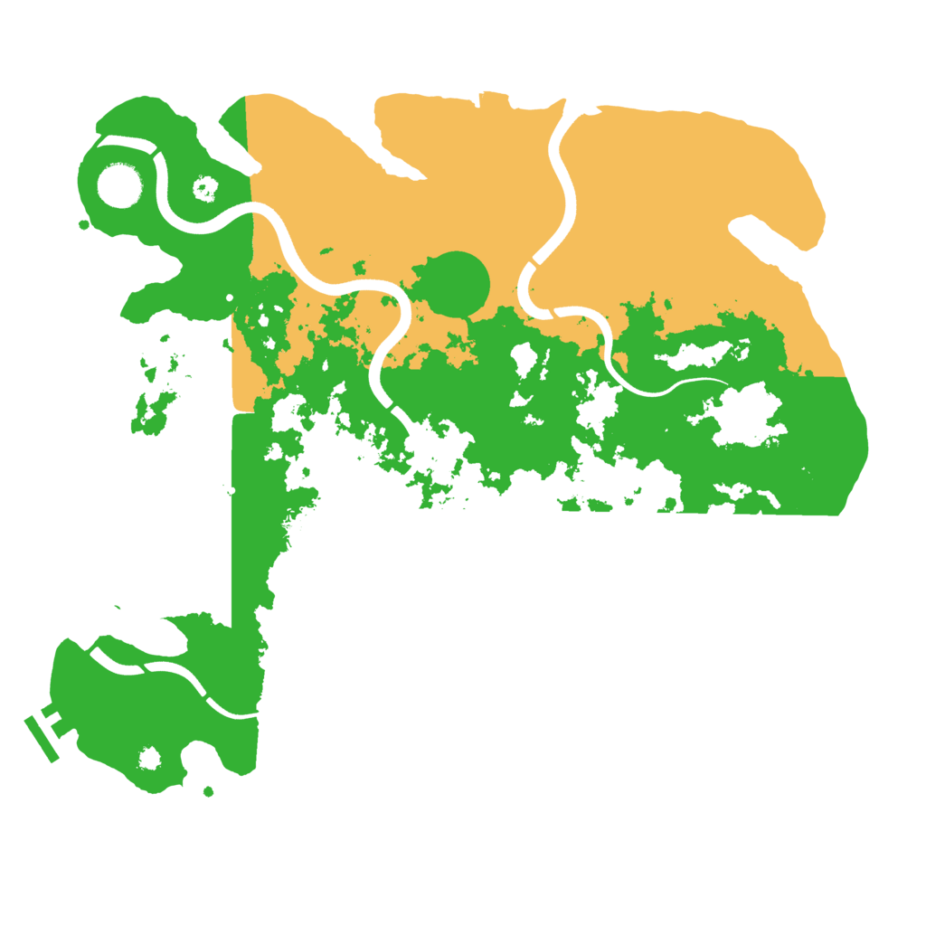 Biome Rust Map: Procedural Map, Size: 3670, Seed: 1442578514