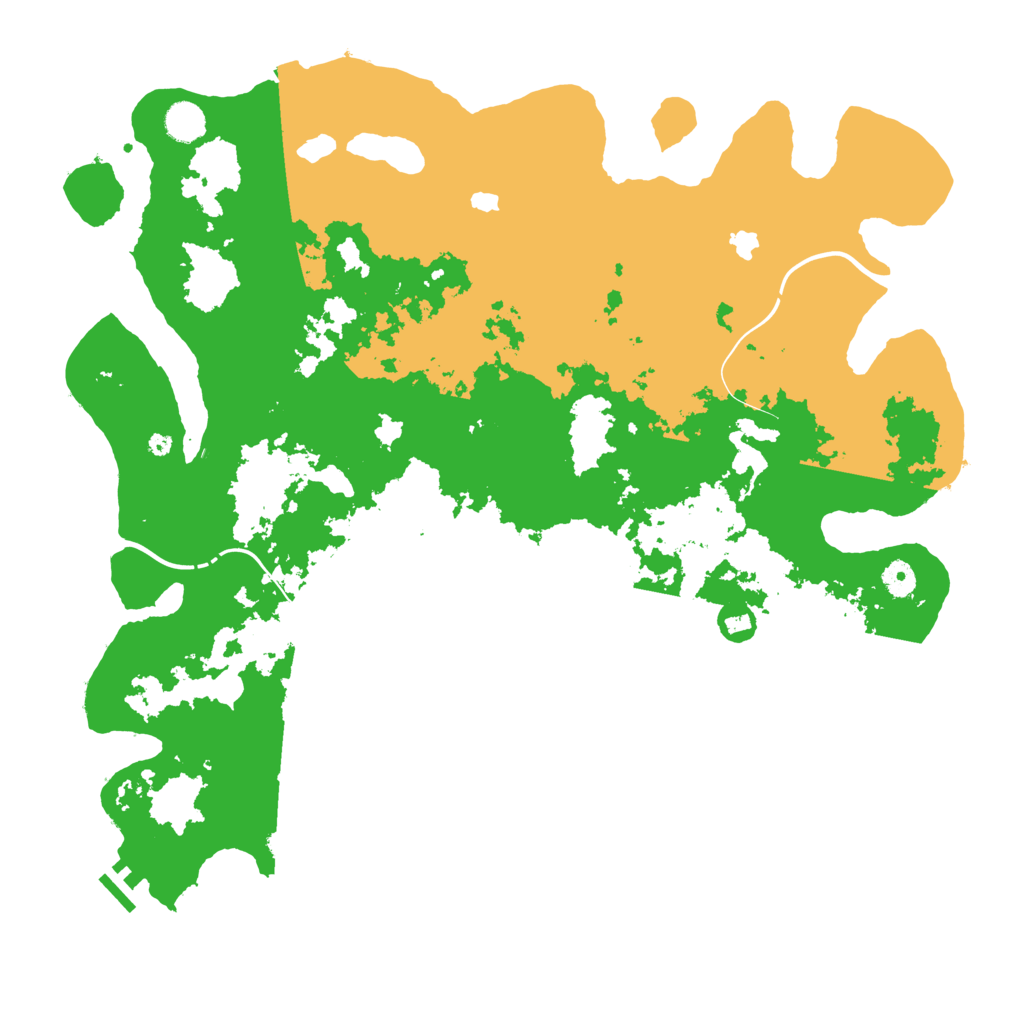 Biome Rust Map: Procedural Map, Size: 4500, Seed: 1447