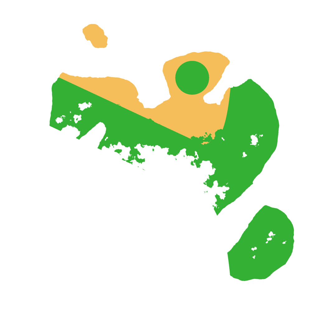 Biome Rust Map: Barren, Size: 2500, Seed: 33