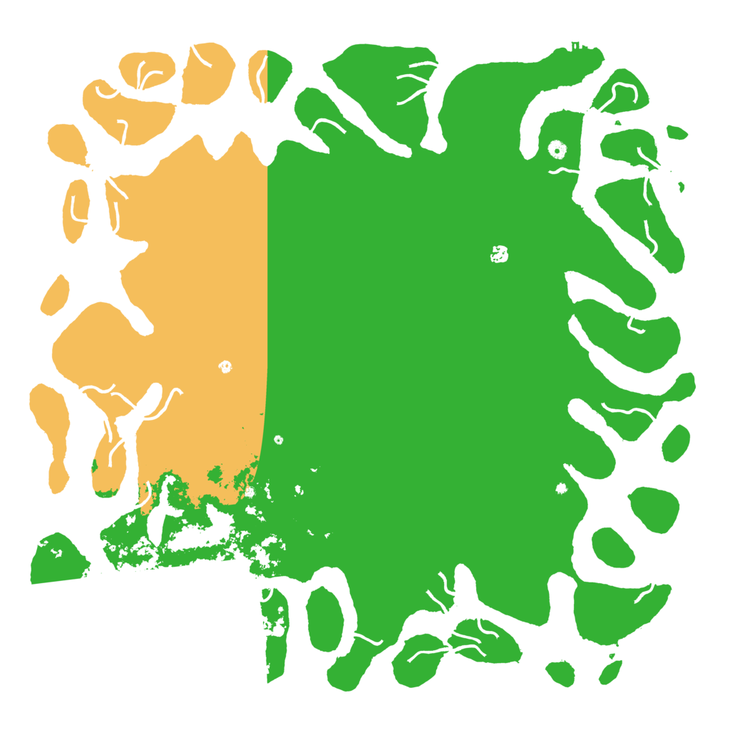 Biome Rust Map: Procedural Map, Size: 6000, Seed: 17461608