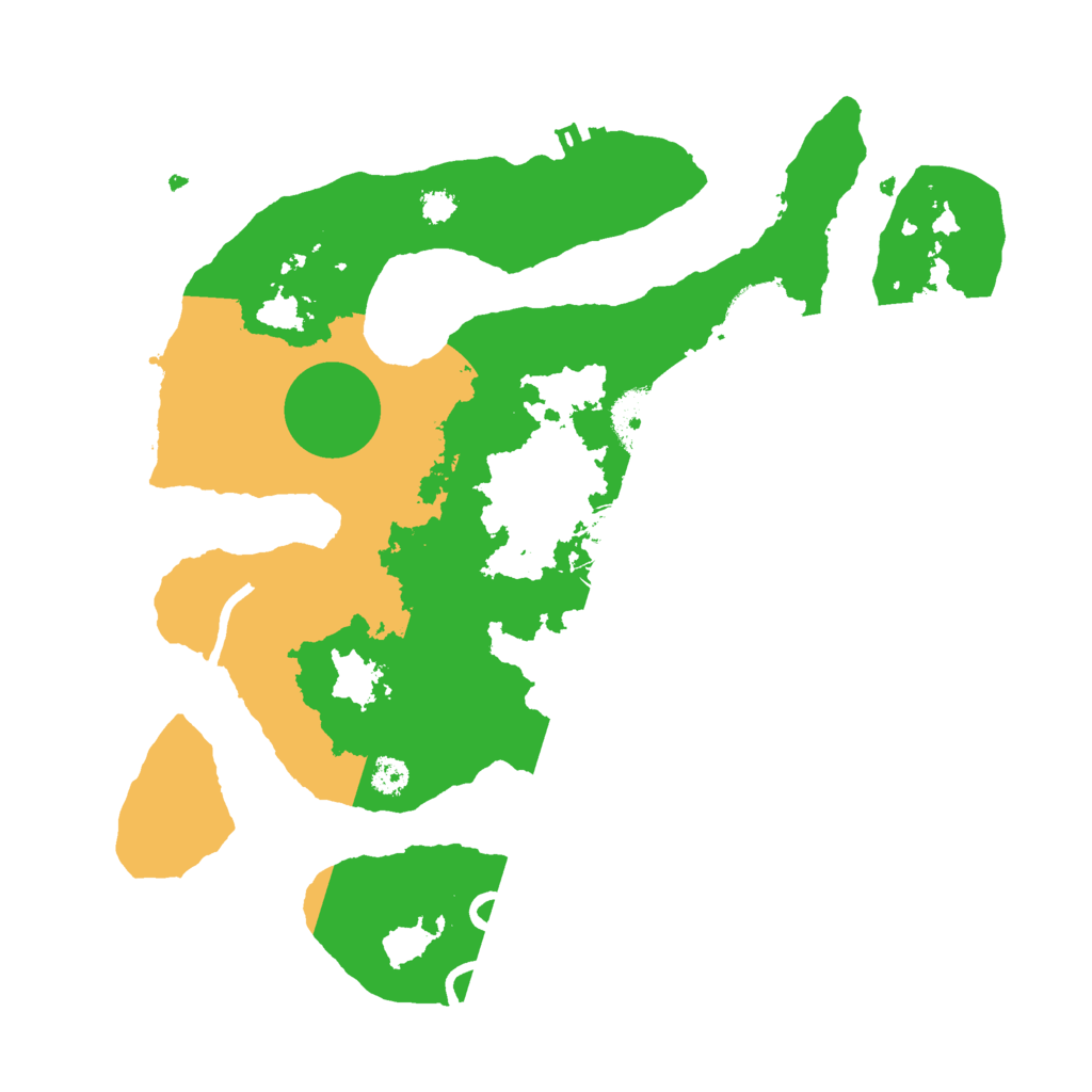 Biome Rust Map: Procedural Map, Size: 3000, Seed: 852761