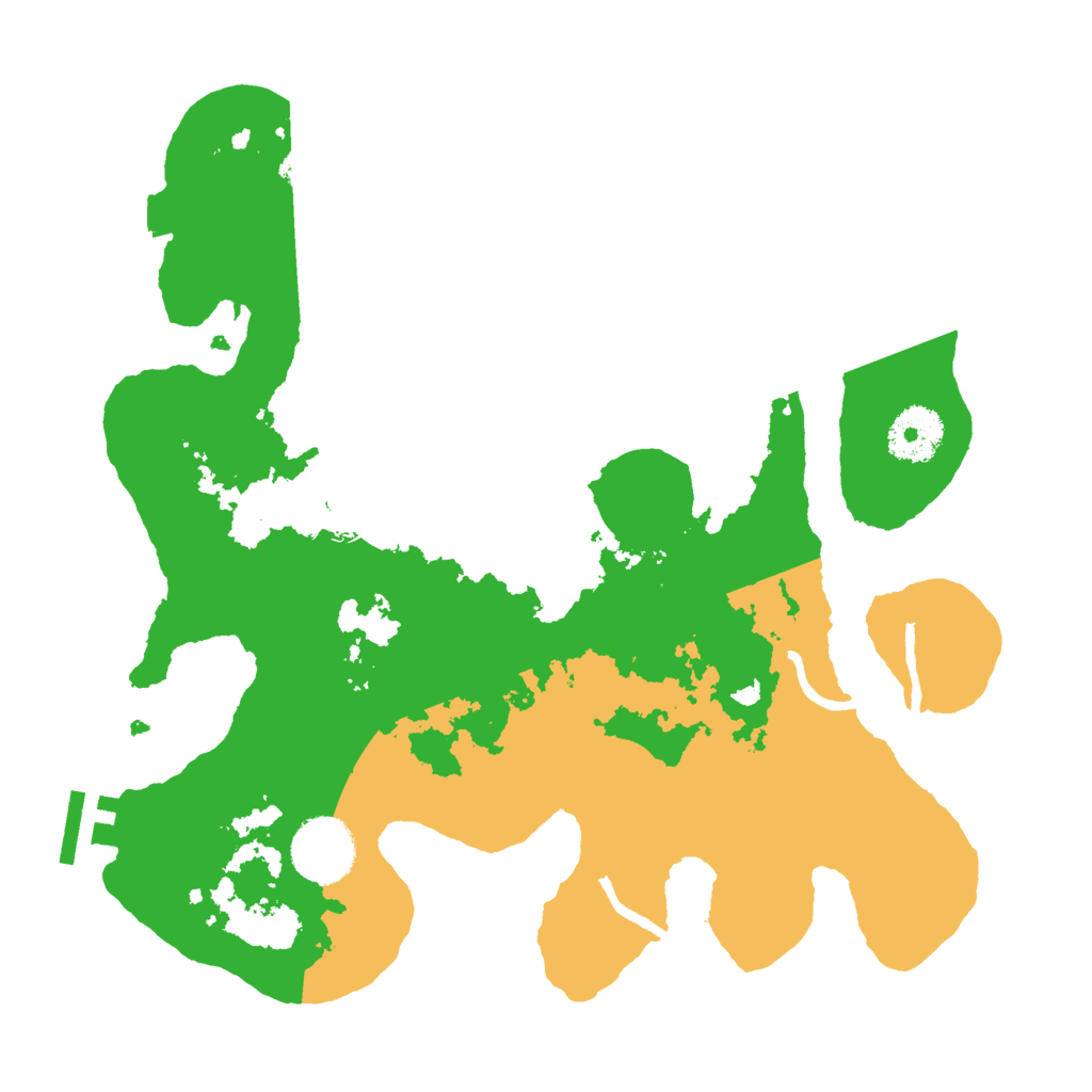 Biome Rust Map: Procedural Map, Size: 3000, Seed: 518265