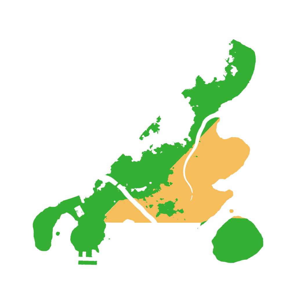 Biome Rust Map: Procedural Map, Size: 3000, Seed: 432813