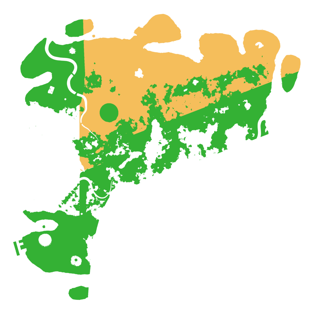 Biome Rust Map: Procedural Map, Size: 4500, Seed: 100954823