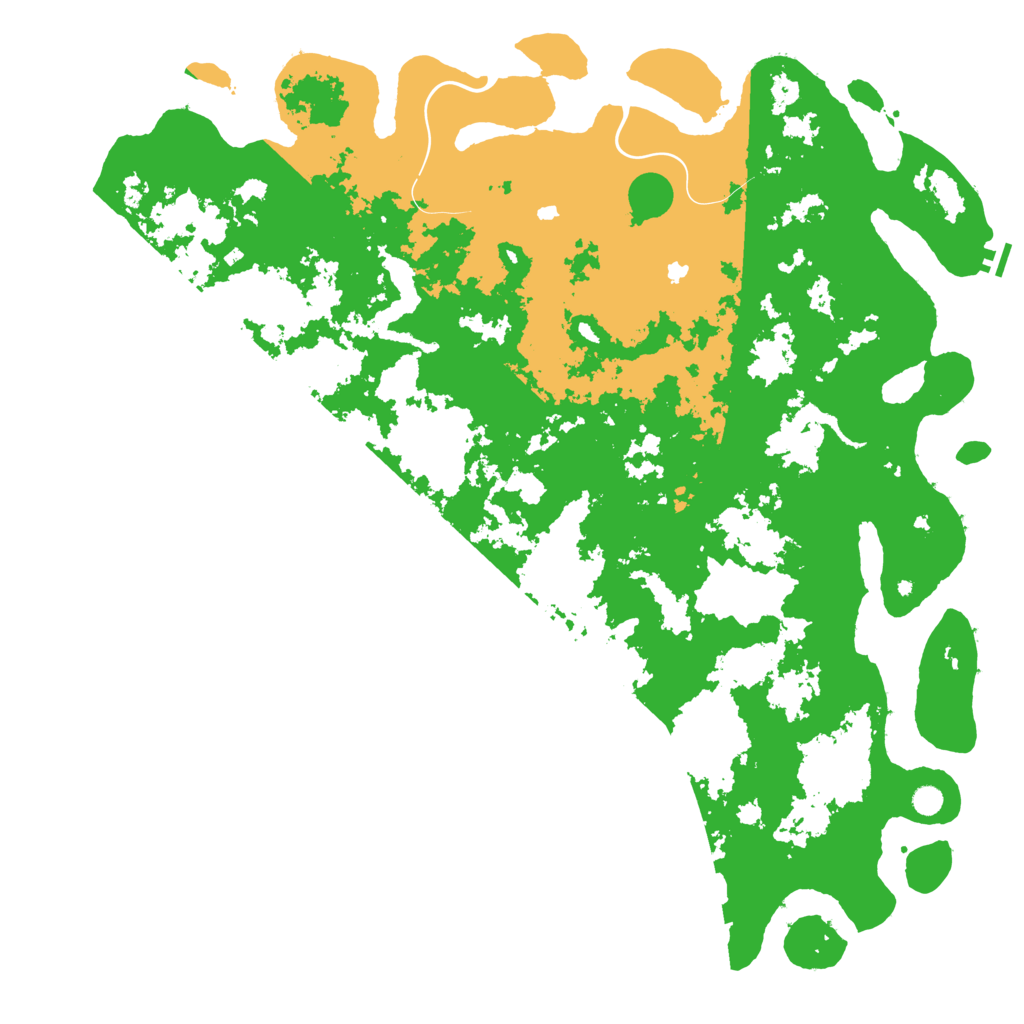 Biome Rust Map: Procedural Map, Size: 6000, Seed: 1539154595