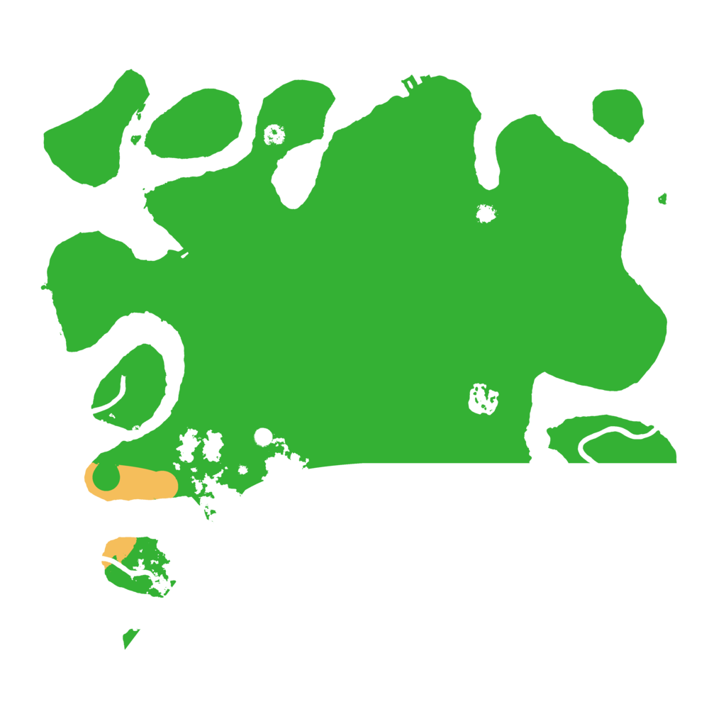 Biome Rust Map: Procedural Map, Size: 3500, Seed: 43298547