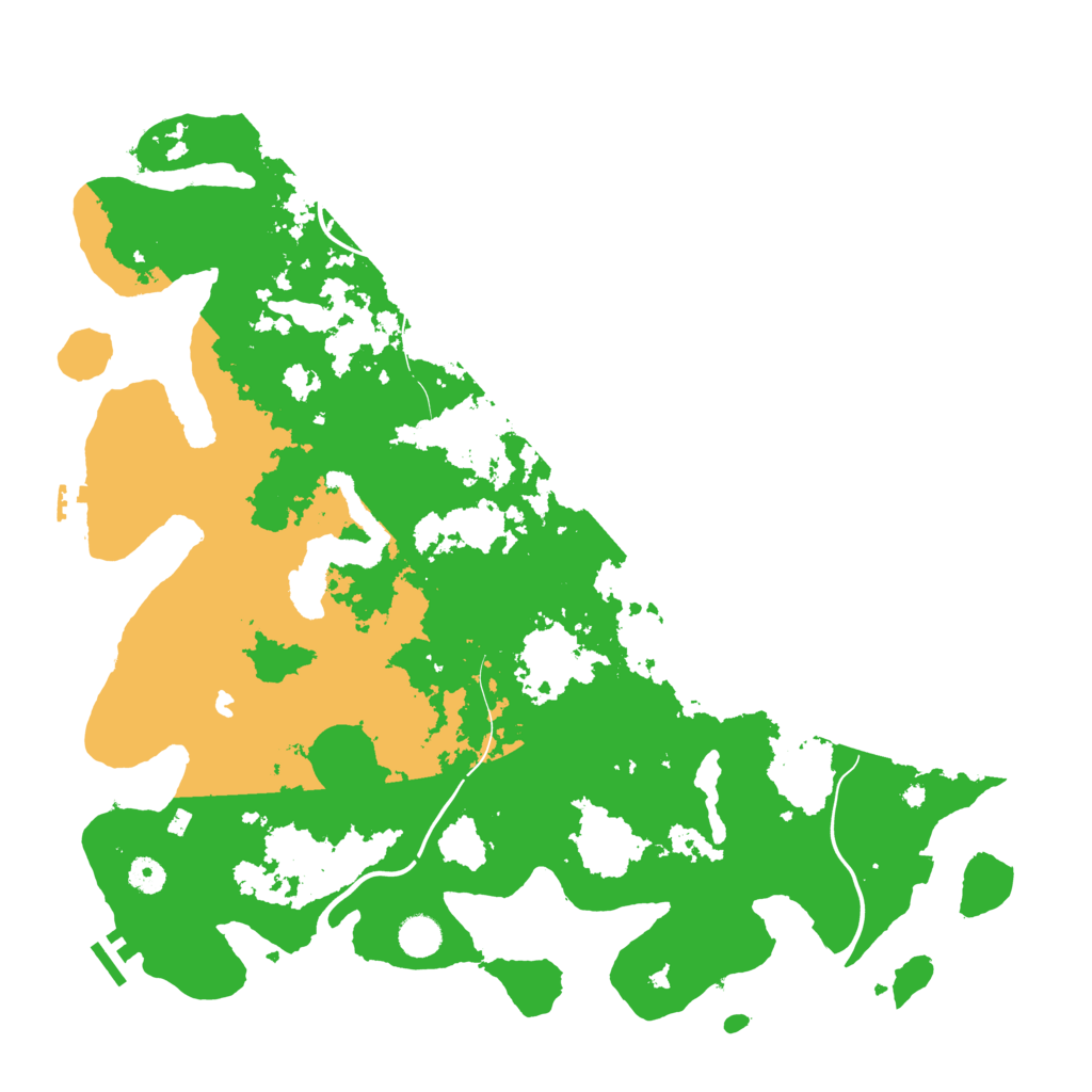 Biome Rust Map: Procedural Map, Size: 4500, Seed: 928587515
