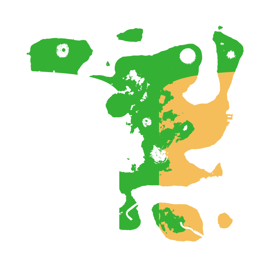 Biome Rust Map: Procedural Map, Size: 3000, Seed: 2427673