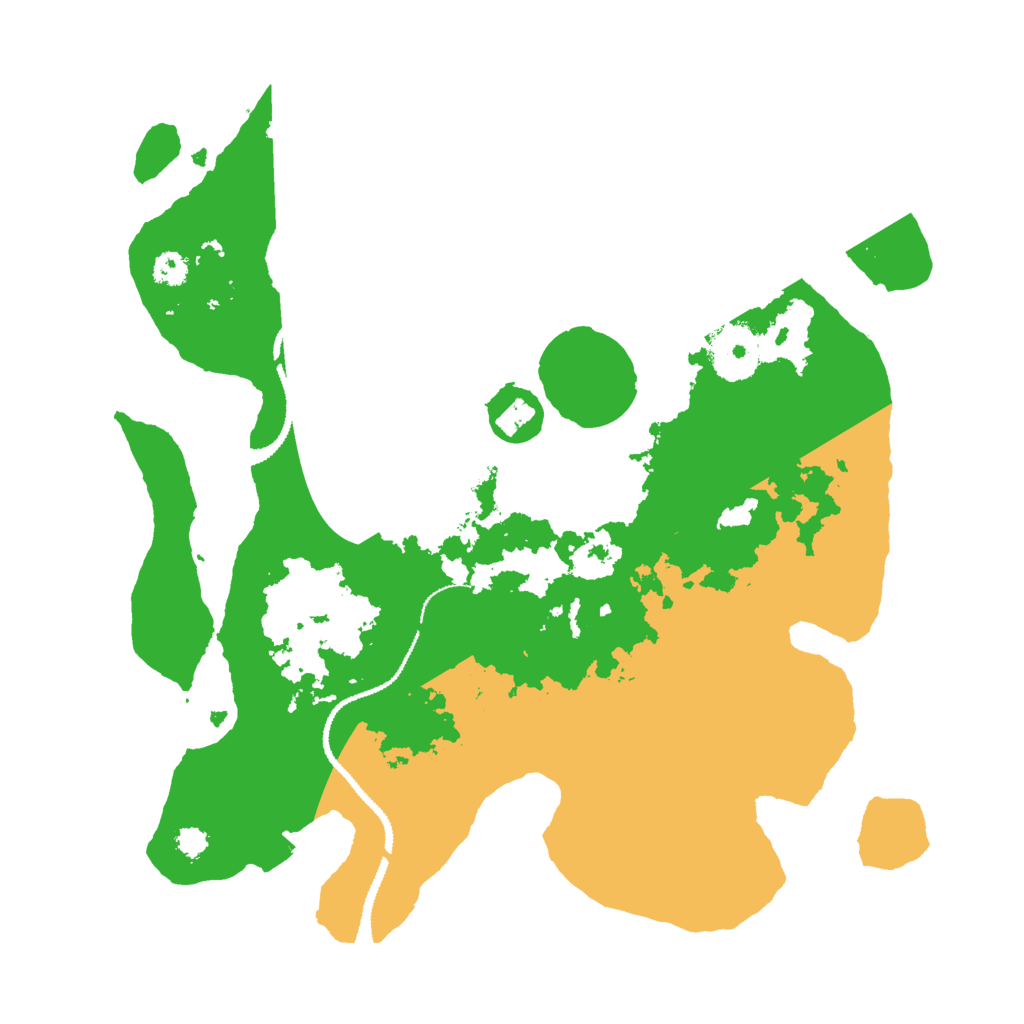 Biome Rust Map: Procedural Map, Size: 3000, Seed: 1962329346