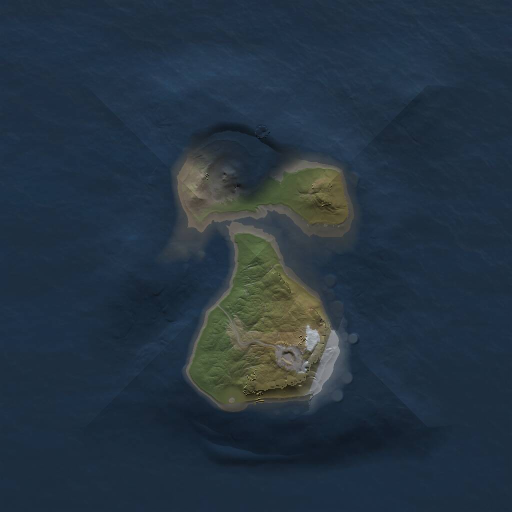 Rust Map: Procedural Map, Size: 1500, Seed: 75335308, 1 Monuments