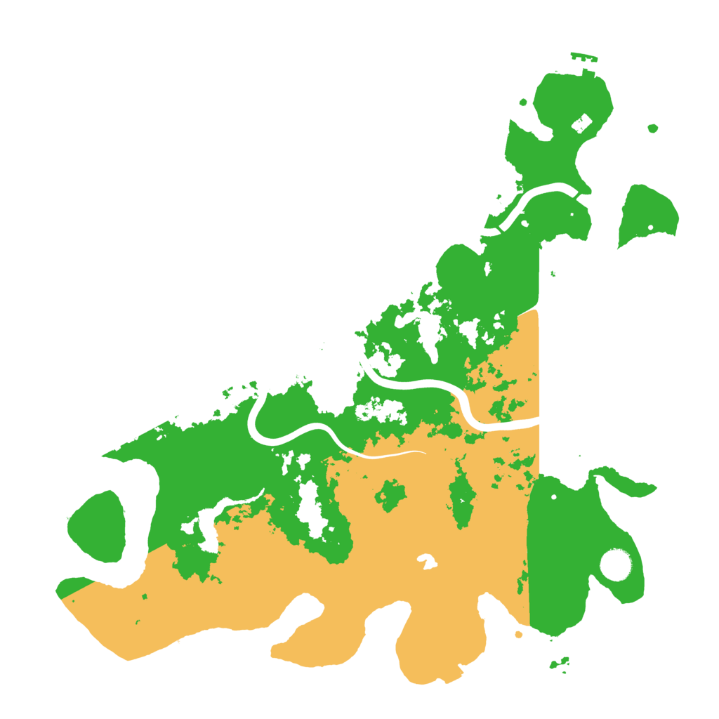 Biome Rust Map: Procedural Map, Size: 4000, Seed: 32421