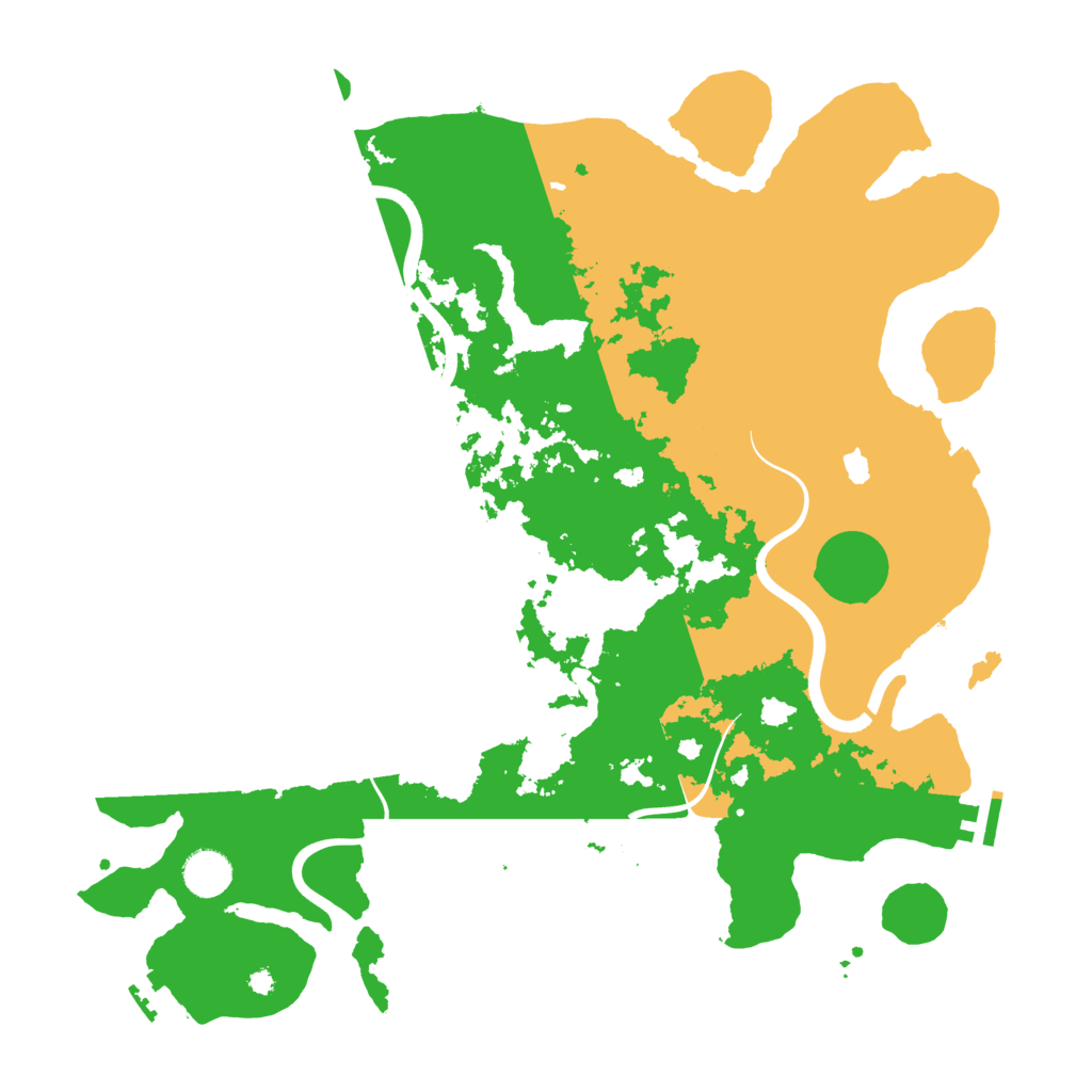 Biome Rust Map: Procedural Map, Size: 4000, Seed: 251883