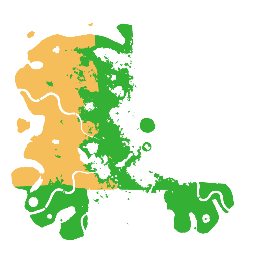 Biome Rust Map: Procedural Map, Size: 4600, Seed: 725144