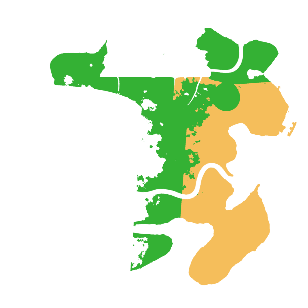 Biome Rust Map: Procedural Map, Size: 3000, Seed: 30026040