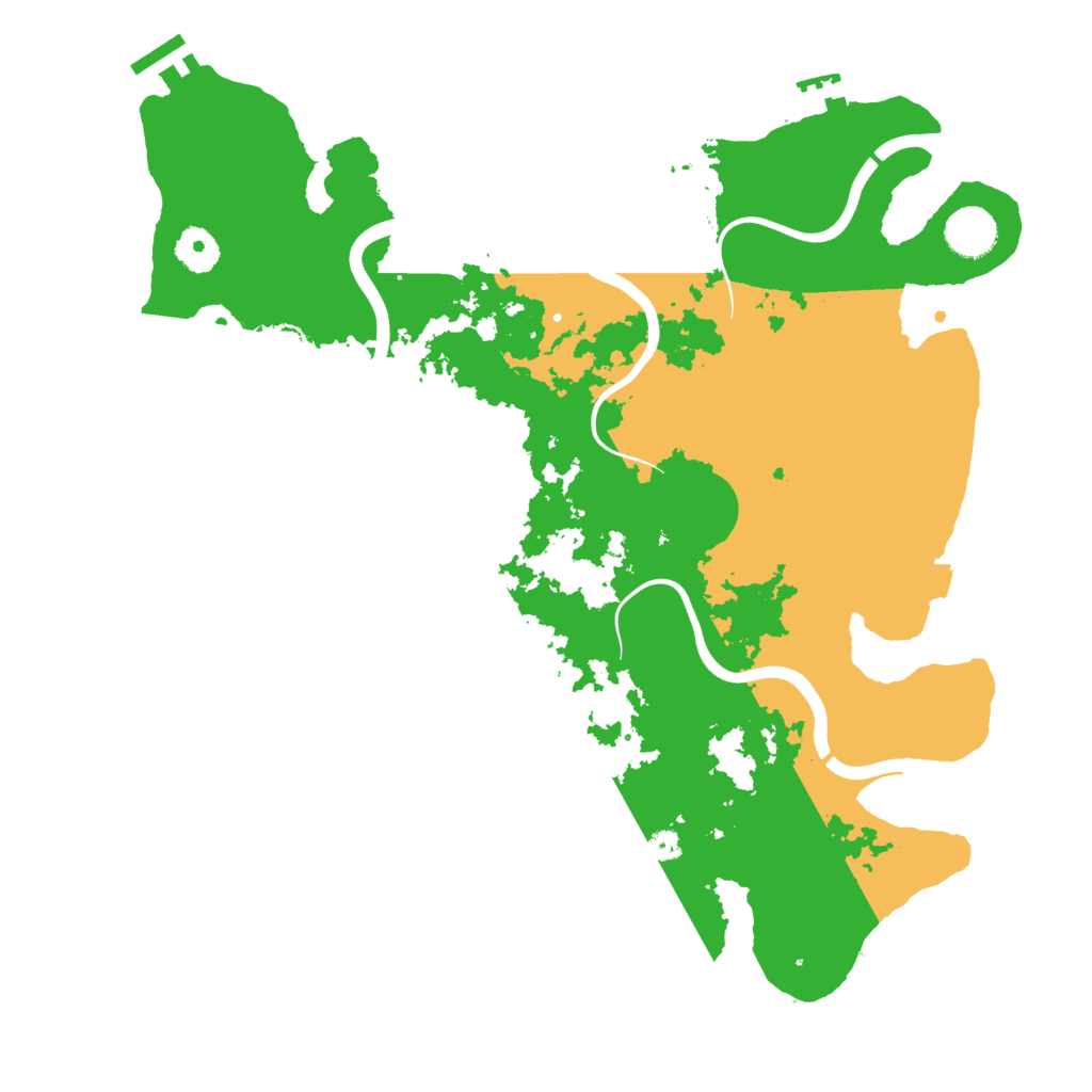 Biome Rust Map: Procedural Map, Size: 3750, Seed: 124657839