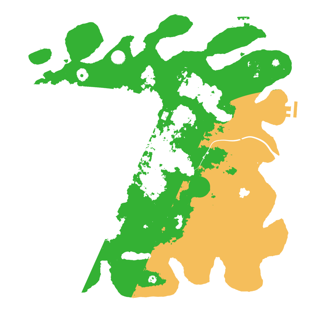 Biome Rust Map: Procedural Map, Size: 4000, Seed: 67466