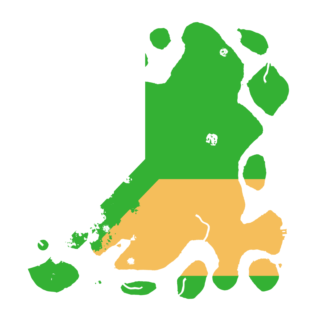 Biome Rust Map: Procedural Map, Size: 4000, Seed: 623957