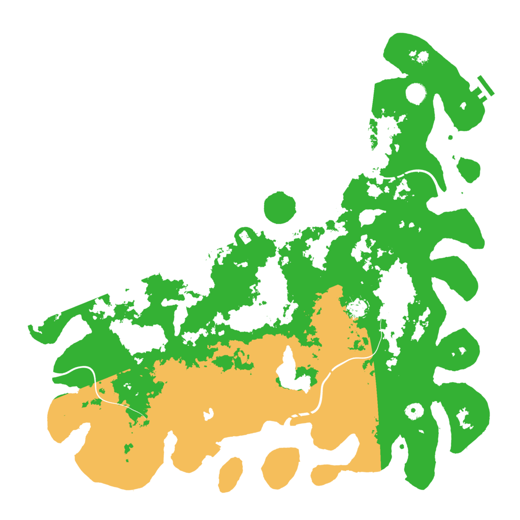 Biome Rust Map: Procedural Map, Size: 4500, Seed: 1459484734