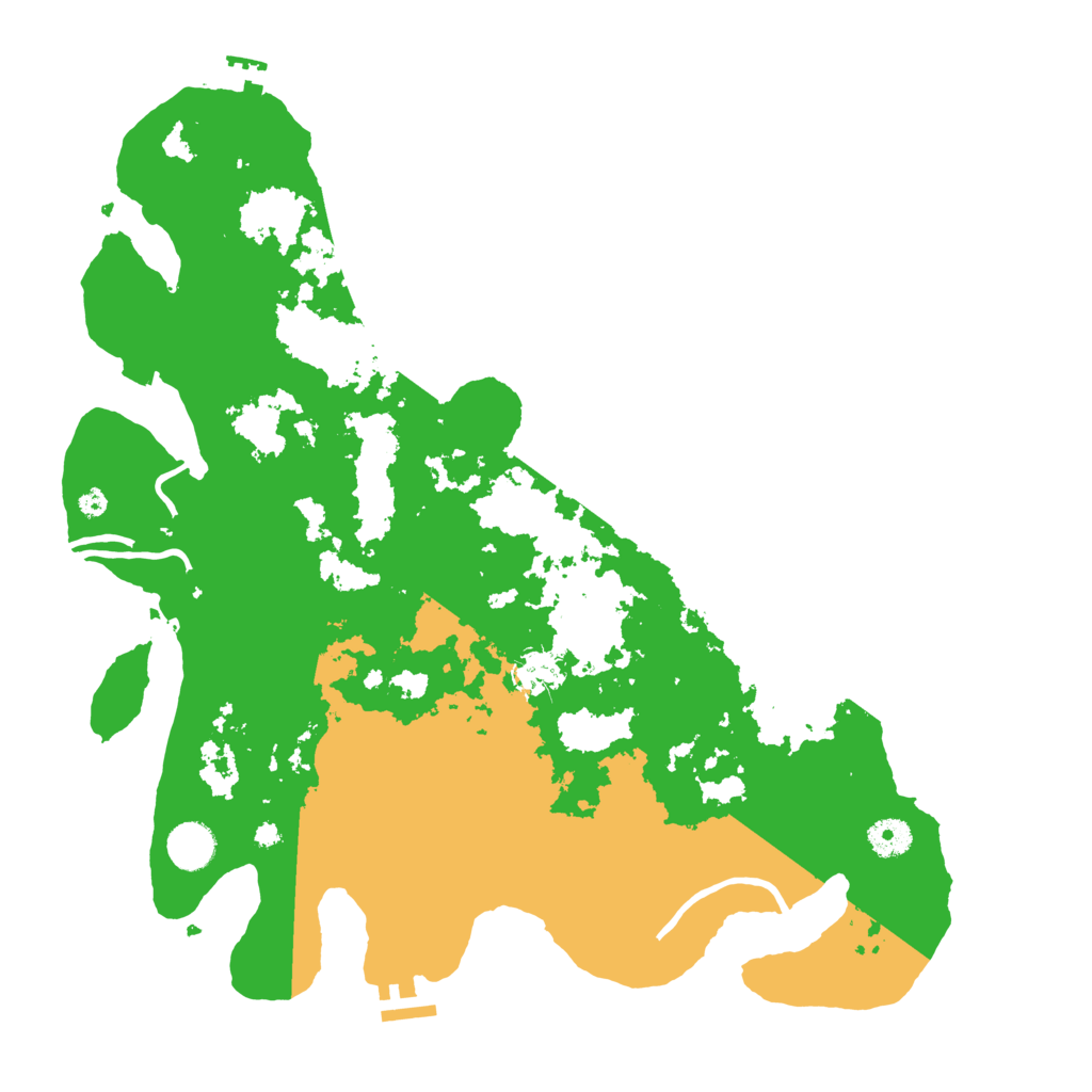 Biome Rust Map: Procedural Map, Size: 4000, Seed: 105737