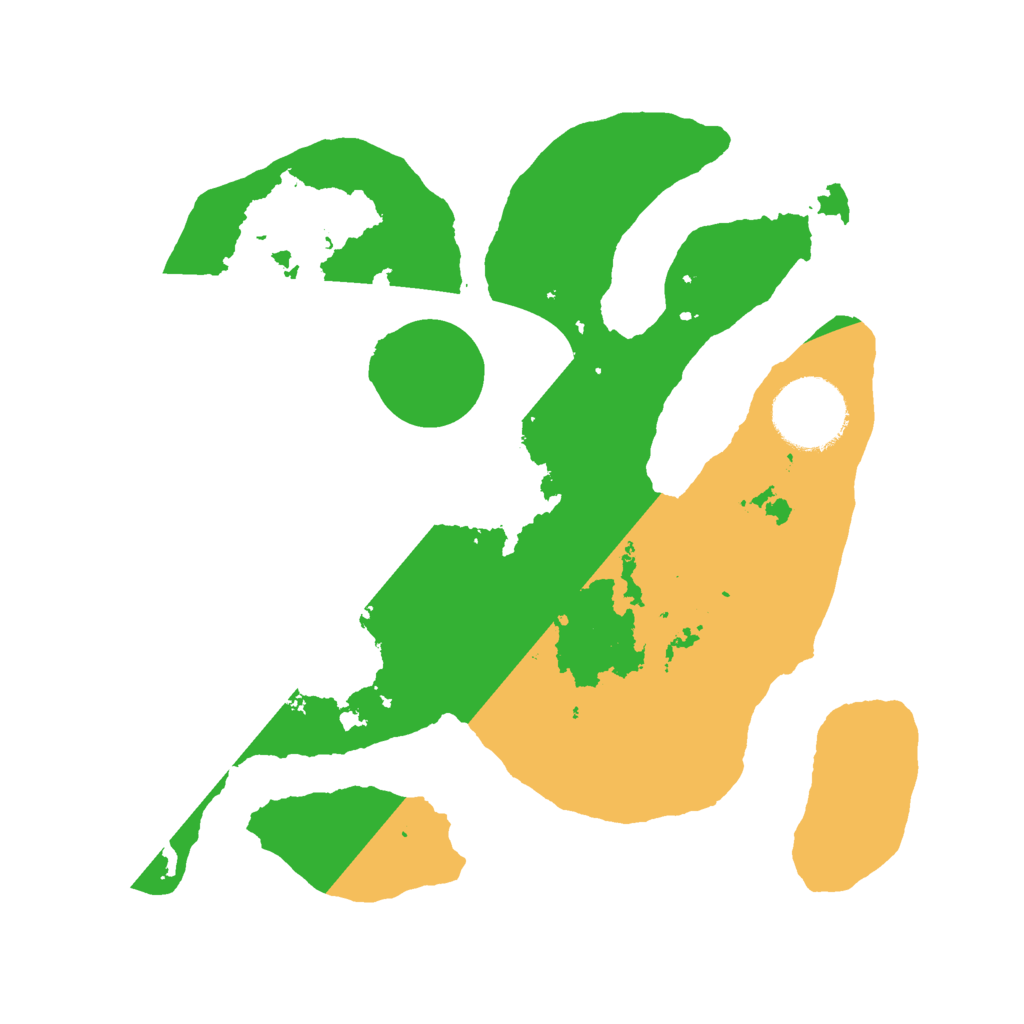 Biome Rust Map: Barren, Size: 2500, Seed: 1651616