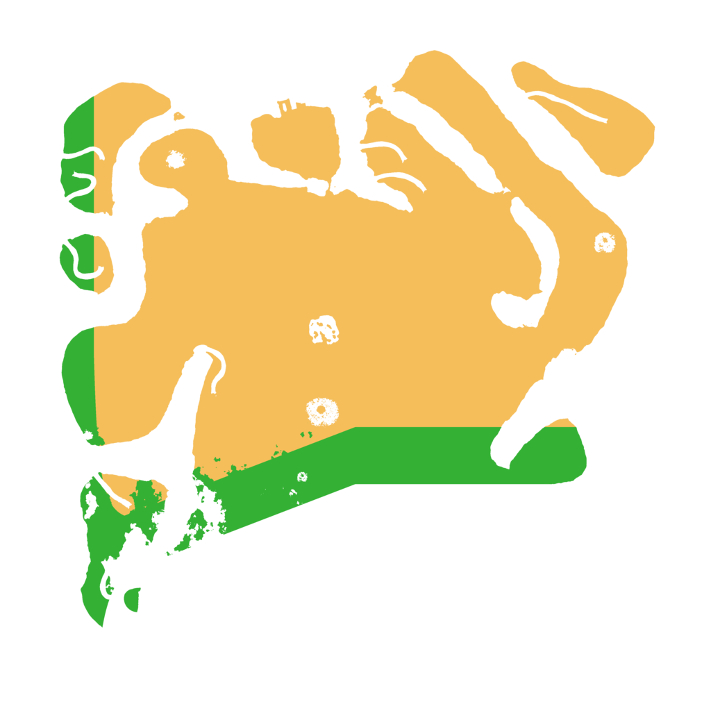 Biome Rust Map: Procedural Map, Size: 3500, Seed: 3818555