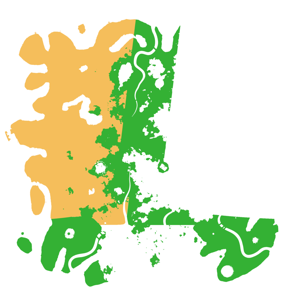 Biome Rust Map: Procedural Map, Size: 4500, Seed: 1630530142